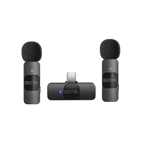 BOYA BY-V2 Ultracompact 2.4GHz Wireless Microphone System for iOS Device